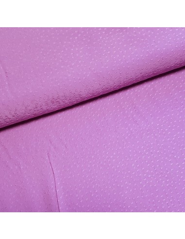 Tissu, Viscose Piquée Unie, Mauve, Laize 140 cm, 100% Viscose 170g/ml