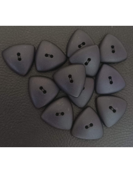 Bouton 2 trous, Ø 27 mm, bleu