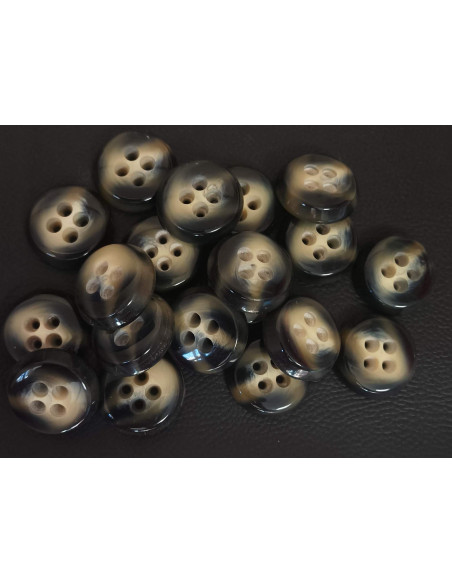 Bouton 4 trous, Ø 33 mm, vert