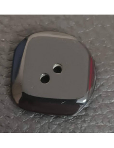 Bouton 2 trous, Ø 19 mm, noir