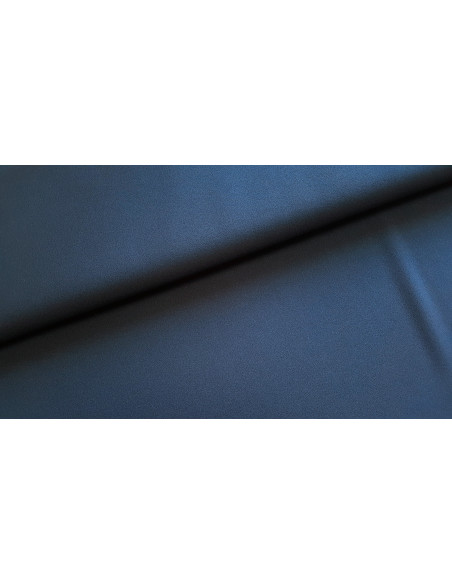 Crêpe léger uni, bleu marine