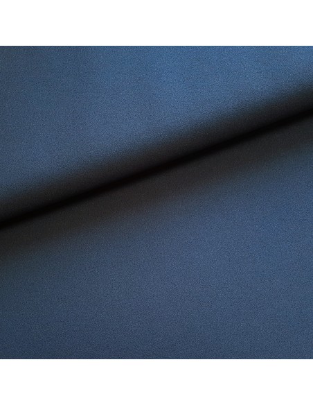 Tissu, Crêpe Léger Uni, Bleu Marine, Laize 147 cm, 100% Polyester
