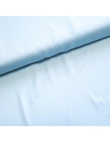 Tissu, Microfibre Micro Satin, Bleu Clair, Laize 150 cm, 100% Polyester
