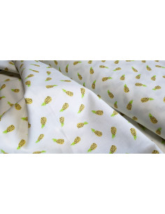 Cretonne de coton, ananas 2