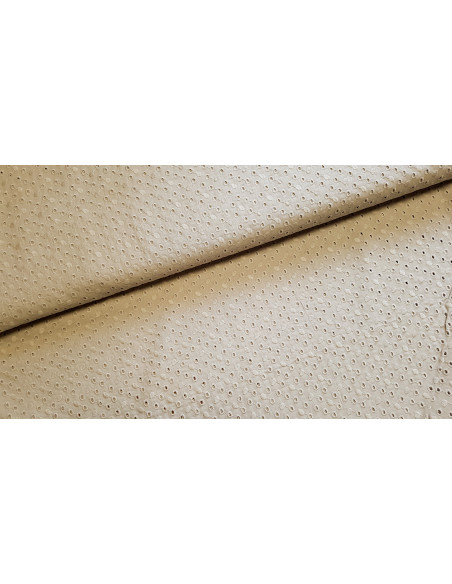 Broderie anglaise, ronds, sable