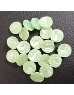 Bouton à queue, Ø 12 mm, vert 2