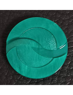 Bouton tunnel, Ø 23 mm, vert