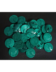 Bouton tunnel, Ø 23 mm, vert 2