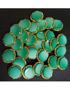 Bouton à queue, Ø 23 mm, vert 2