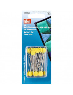 Épingles quilting avec tête de fleur