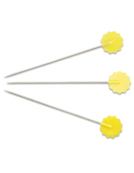 Épingles quilting avec tête de fleur