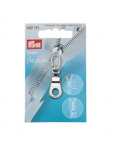 Tirette Fashion-Zipper Prym, argent, métal | Zephyr Tissus