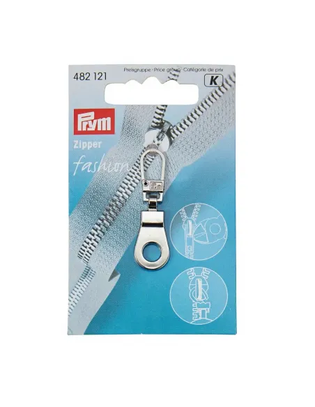 Tirette Fashion-Zipper Prym, argent, métal | Zephyr Tissus