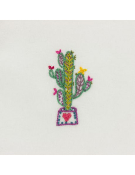 Kit broderie Easy custo, taille S, Don't touch me