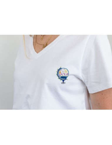 Kit broderie Easy custo, taille S, Discover the world