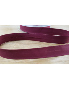 Biais tout textile, polycoton, 20mm, violine