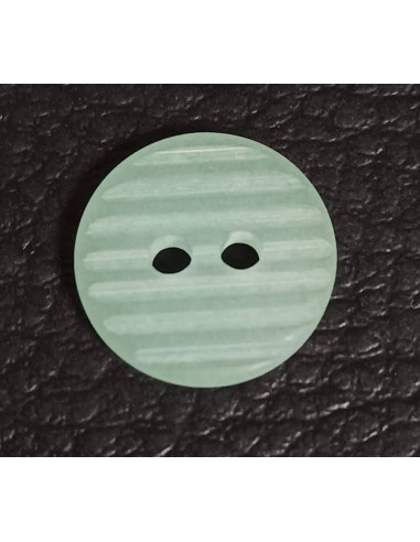 Bouton 2 trous, Ø 14 mm, vert