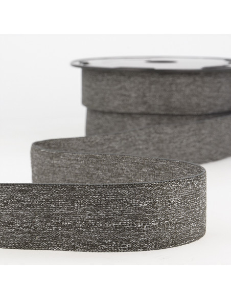 Élastique boxer, 32mm, gris chiné