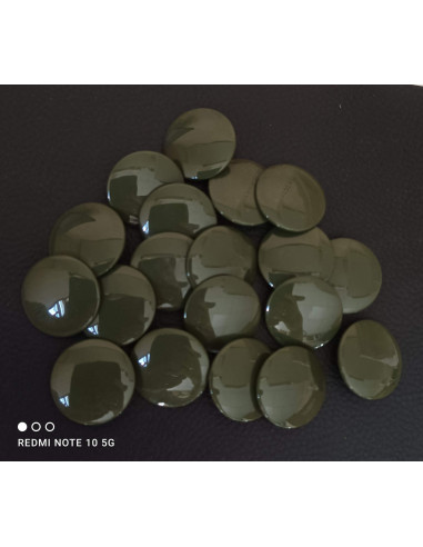 Bouton à queue, Ø 27 mm, blanc