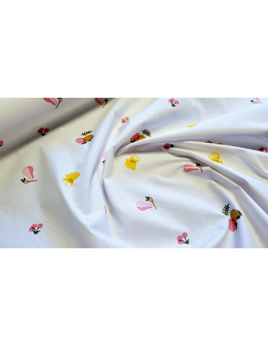 Coton enduit, fruits