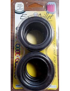 Œillets à clipser, 40mm, fer forgé