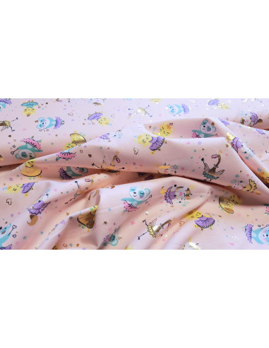 Jersey de coton, dancing party rose