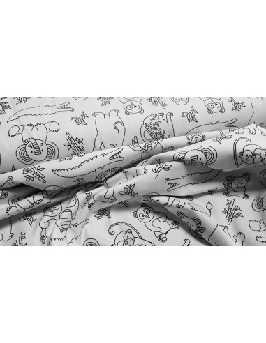 Jersey de coton, zoo