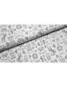 Jersey de coton, zoo