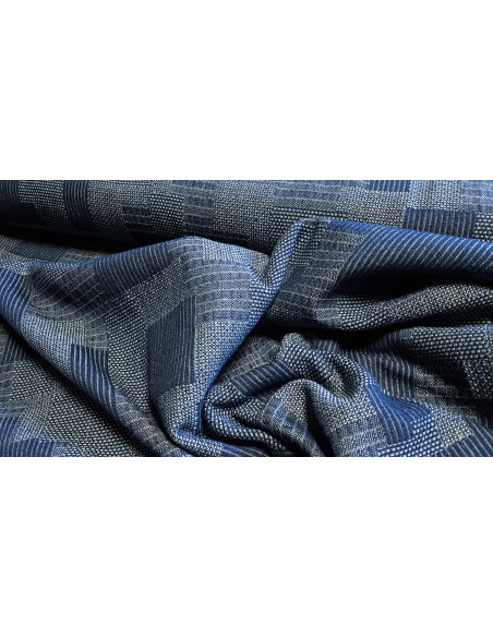 Coton piqué, patchwork jean