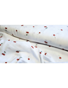 Double gaze, impression digitale, cerises 2