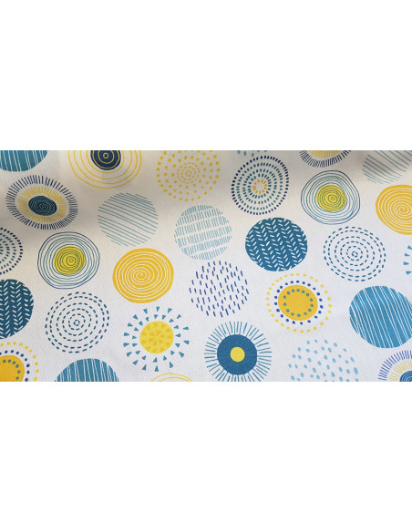 Demi-natté, cercles