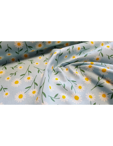 Demi-natté, pâquerette