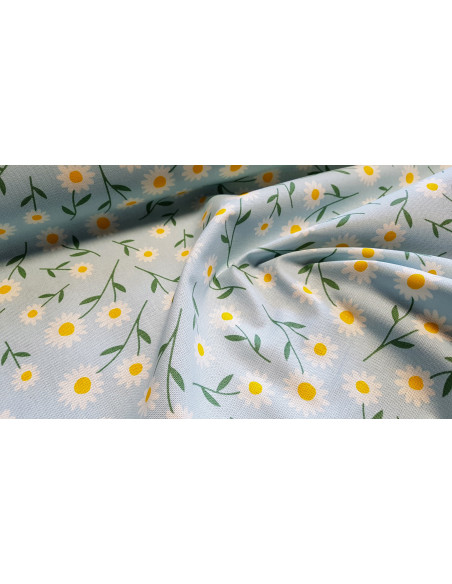 Demi-natté, pâquerette