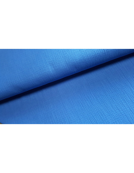 Double gaze unie, bleu roi