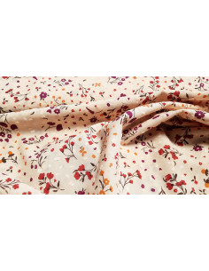 Coton plumetis imprimé, fleurs 2