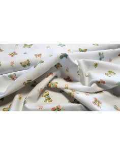 Popeline de coton, papillons 2