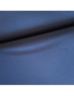 Tissu, Sergé Microfibre Stretch, Bleu Marine, Laize 145 cm, 94% Polyester 6% Élasthanne