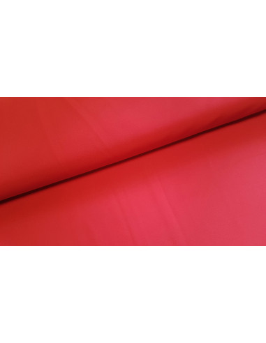 Sergé microfibre, stretch, rouge