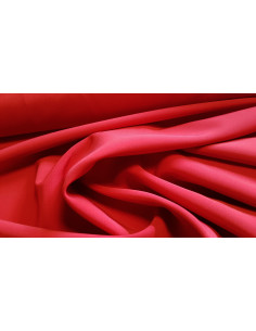 Sergé microfibre, stretch, rouge 2