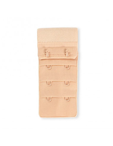 Rallonge attache de soutien-gorge, crochet 3x2, 40mm, couleur chair