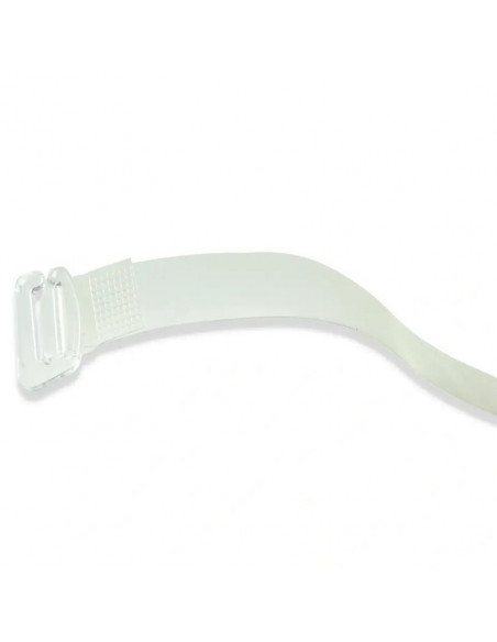 Maintien bretelles soutien-gorge, 10mm, transparent