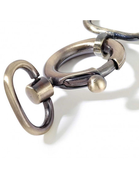 Boucle de ceinture à clip, 35x105mm, laiton