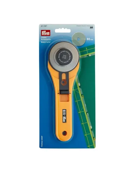 Couteau rotatif Jumbo Prym, lame 60 mm | Zephyr Tissus