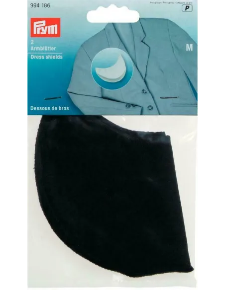 Dessous de bras Prym coton noir taille M | Zephyr Tissus