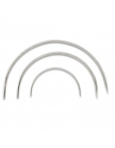 Aiguilles courbes pour bourrelier, assorties 2