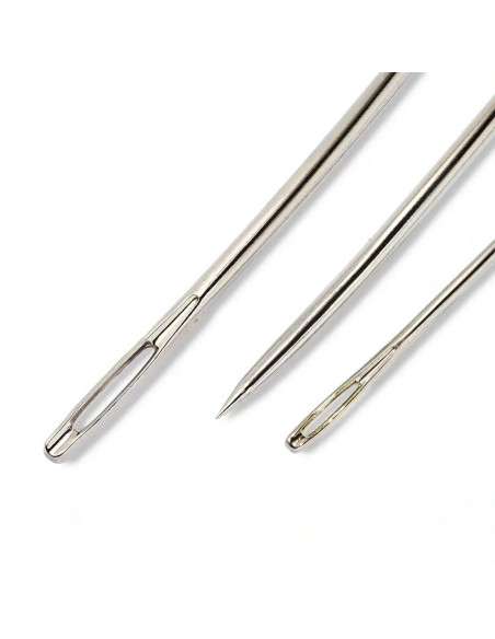 Aiguilles courbes pour bourrelier, assorties