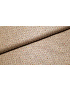 Popeline de coton, étoiles géométriques