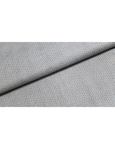 Popeline de coton, carrés géométriques