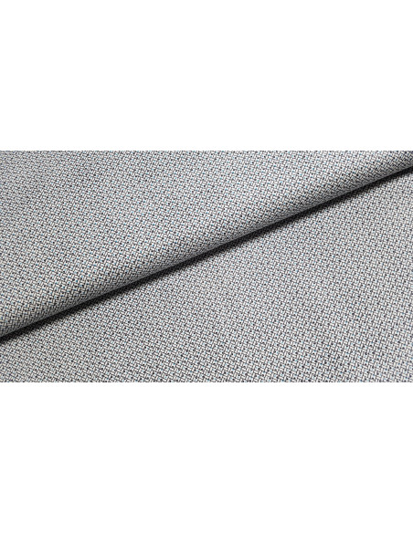 Popeline de coton, carrés géométriques