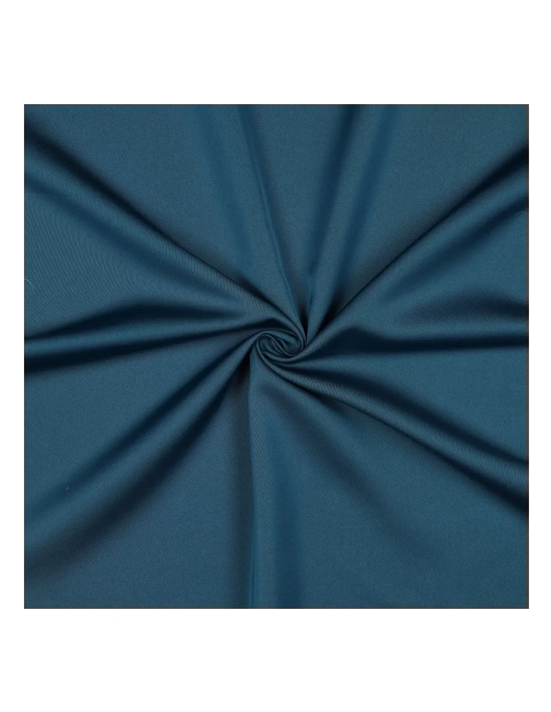 Microfibre satin bleu pétrole, surface lustrée et tombé fluide